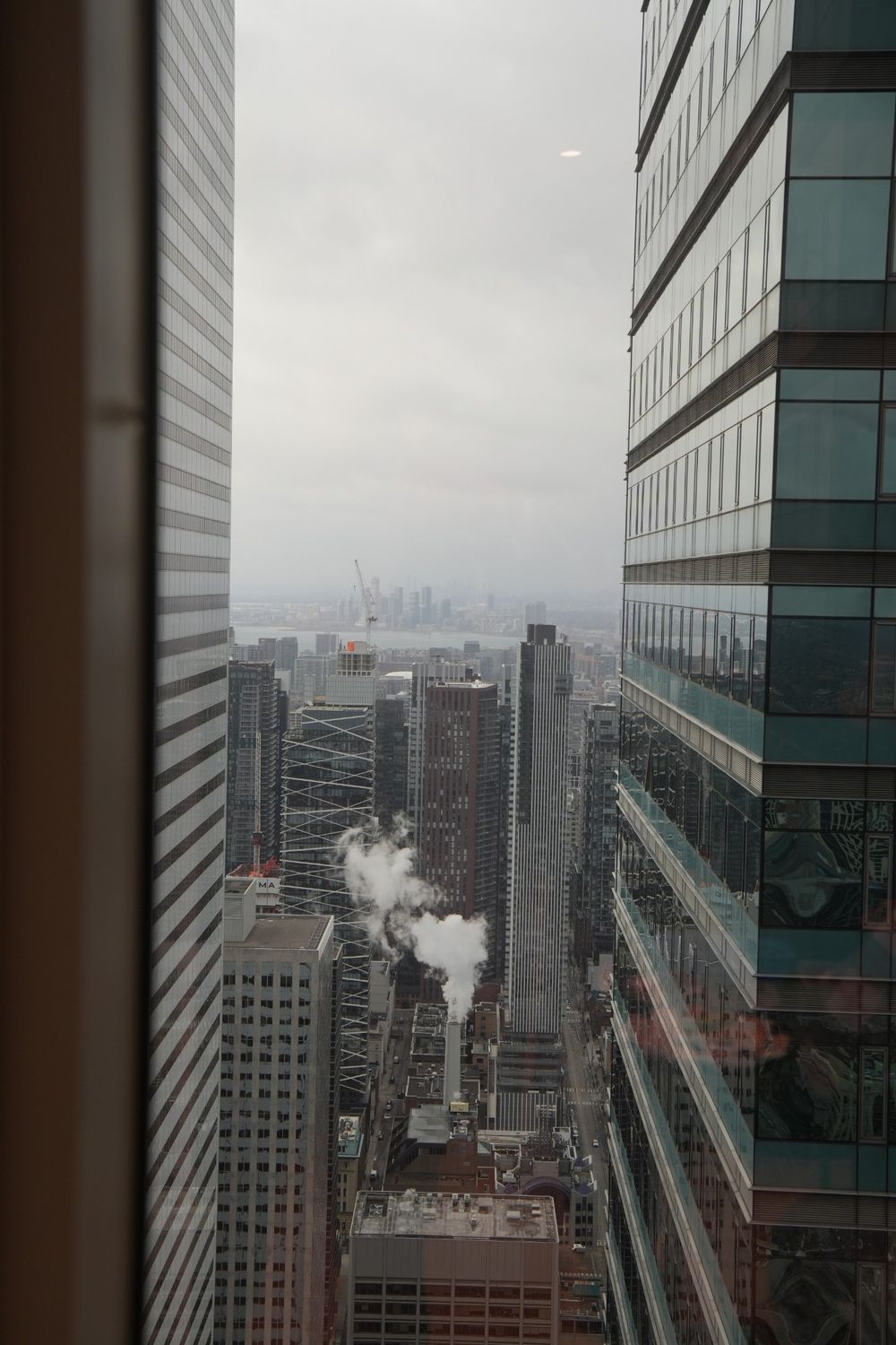 Toronto’s financial district from the 52nd floor of 40 King Street West