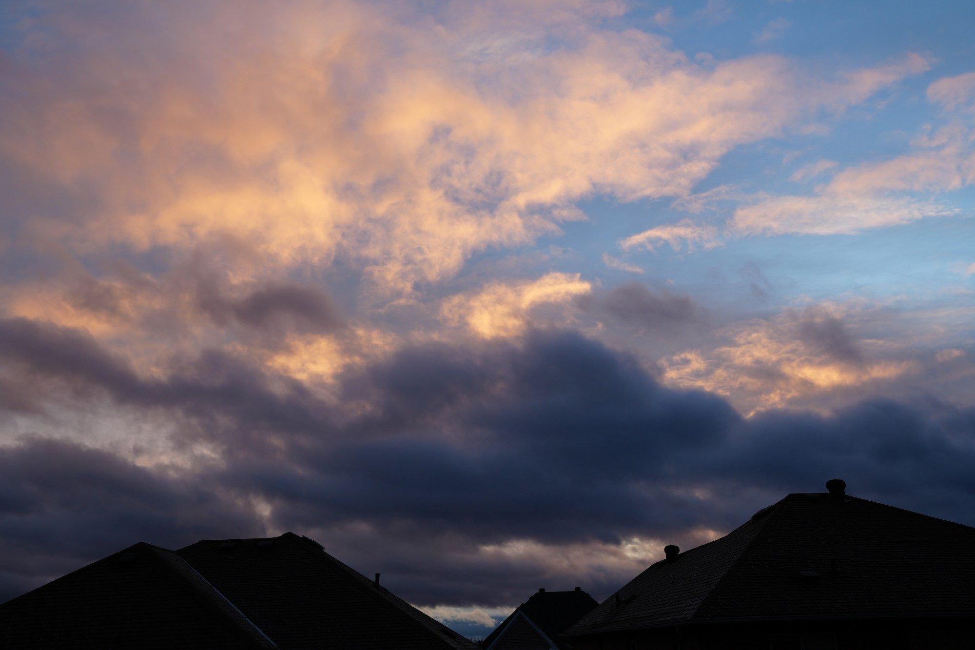 Sunset over the rooftops